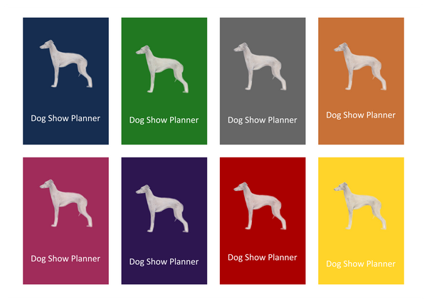 Italian Greyhound Dog Show Planner Book