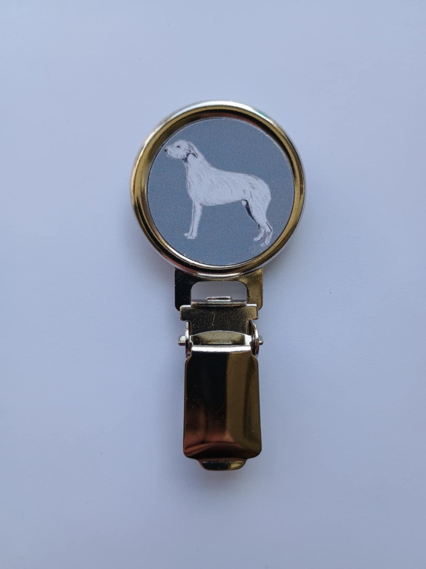 Irish Wolfhound Ring Clip