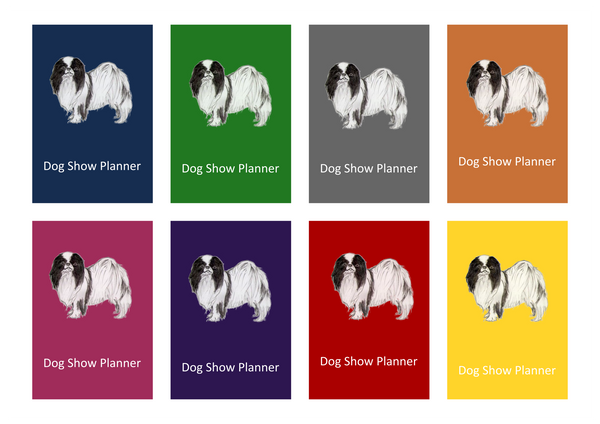 Japanese Chin Dog Show Planner Book