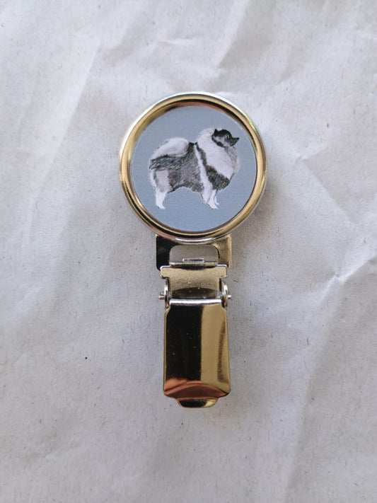 Keeshond Dog Show Ring Clip