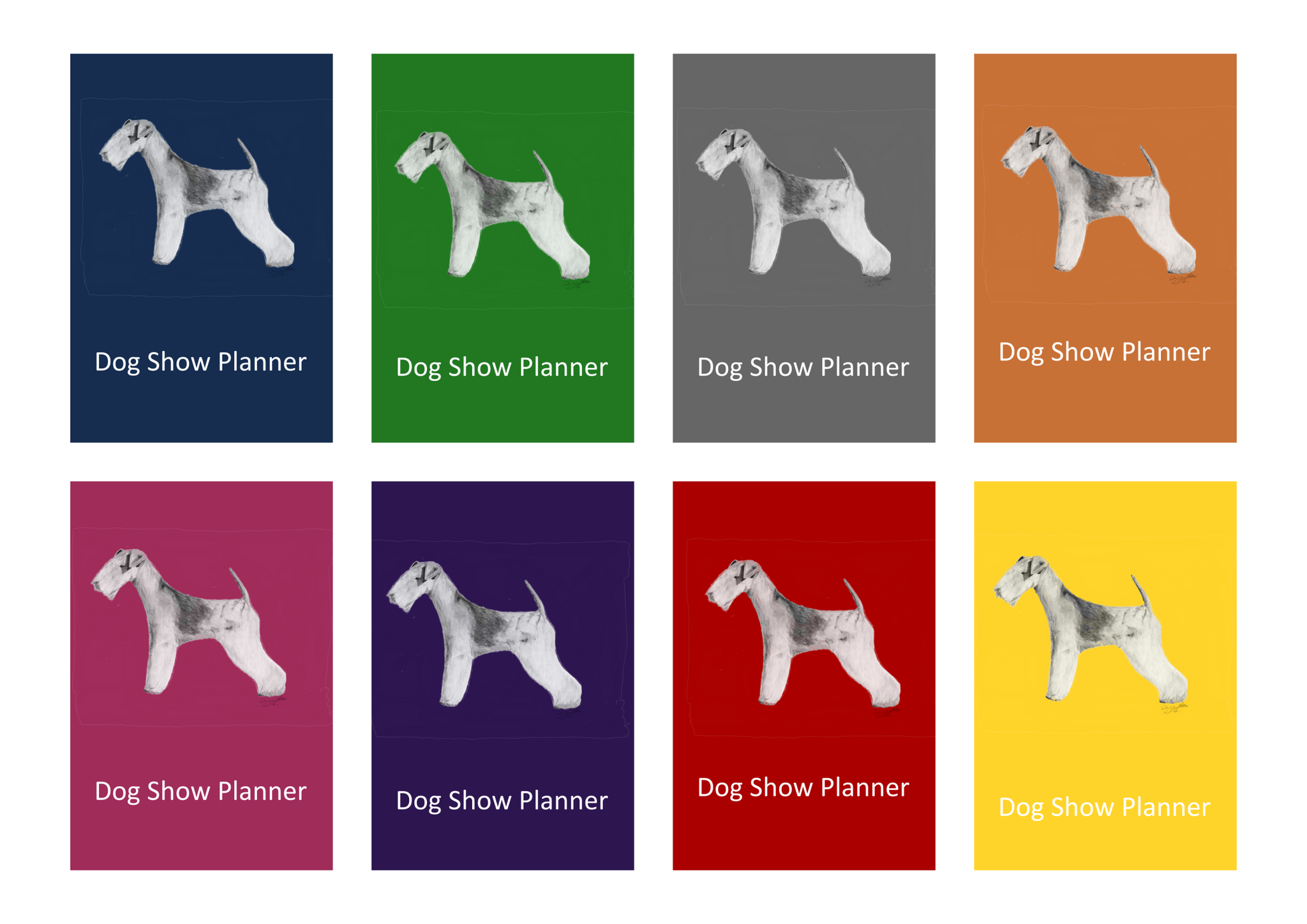 Lakeland Terrier Dog Show Planner Book