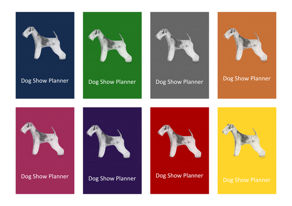 Lakeland Terrier Dog Show Planner Book