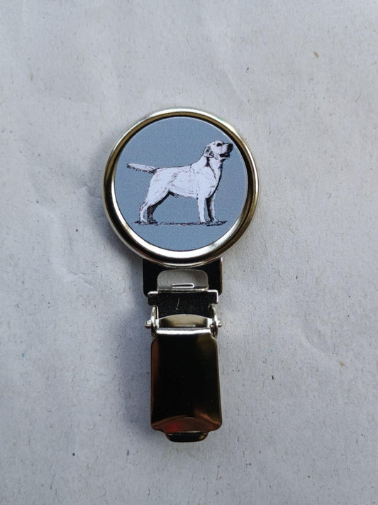 Labrador Retriever Dog Show Ring Clip