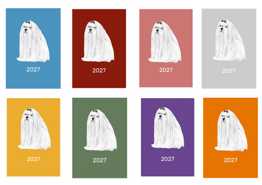 Maltese Week Per View 2027 Diary: A4, A5 or A6, Dog Show, Normal or Appointment