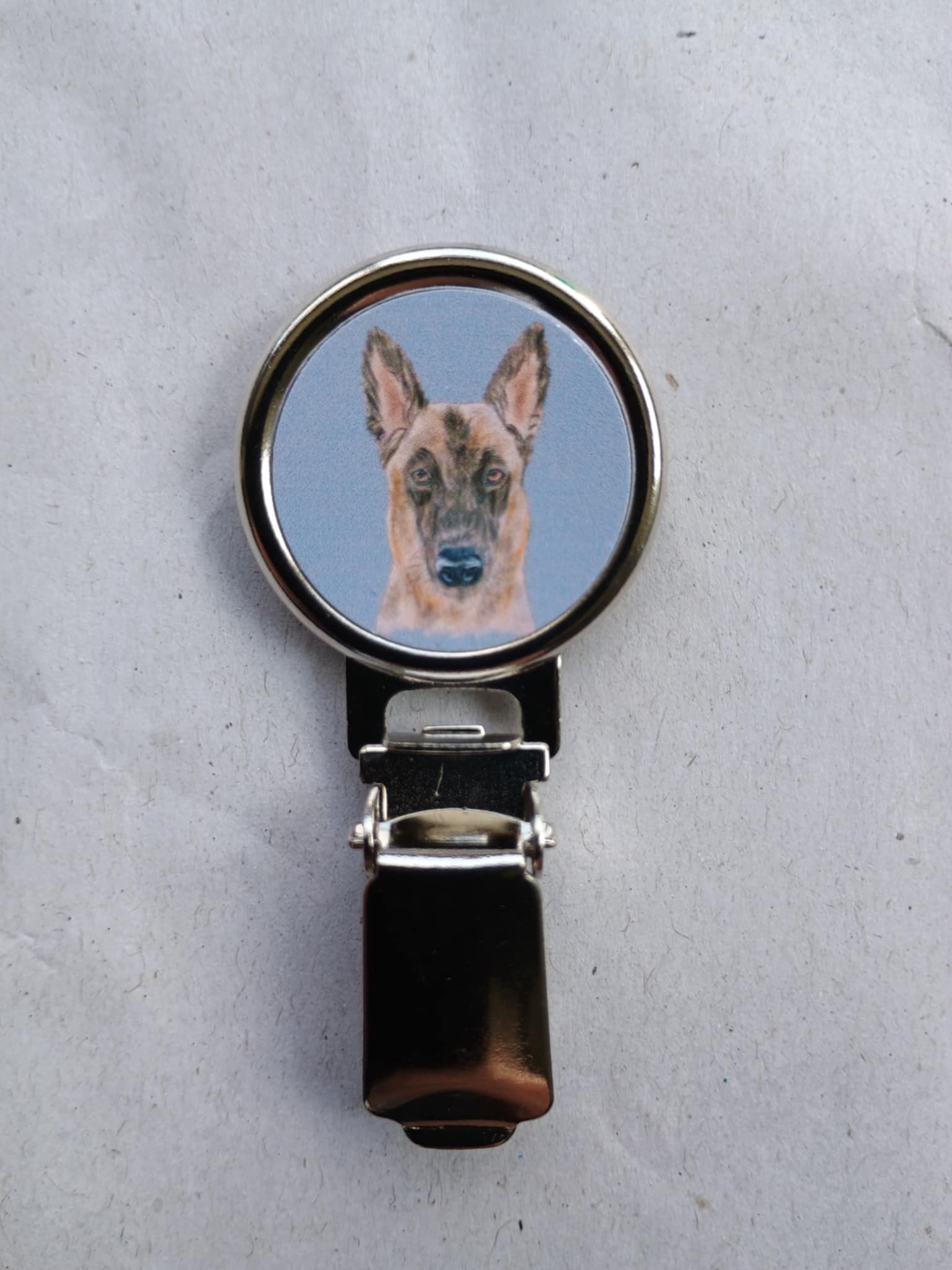 Belgian Shepherd Dog (Malinois) Dog Show Ring Clip