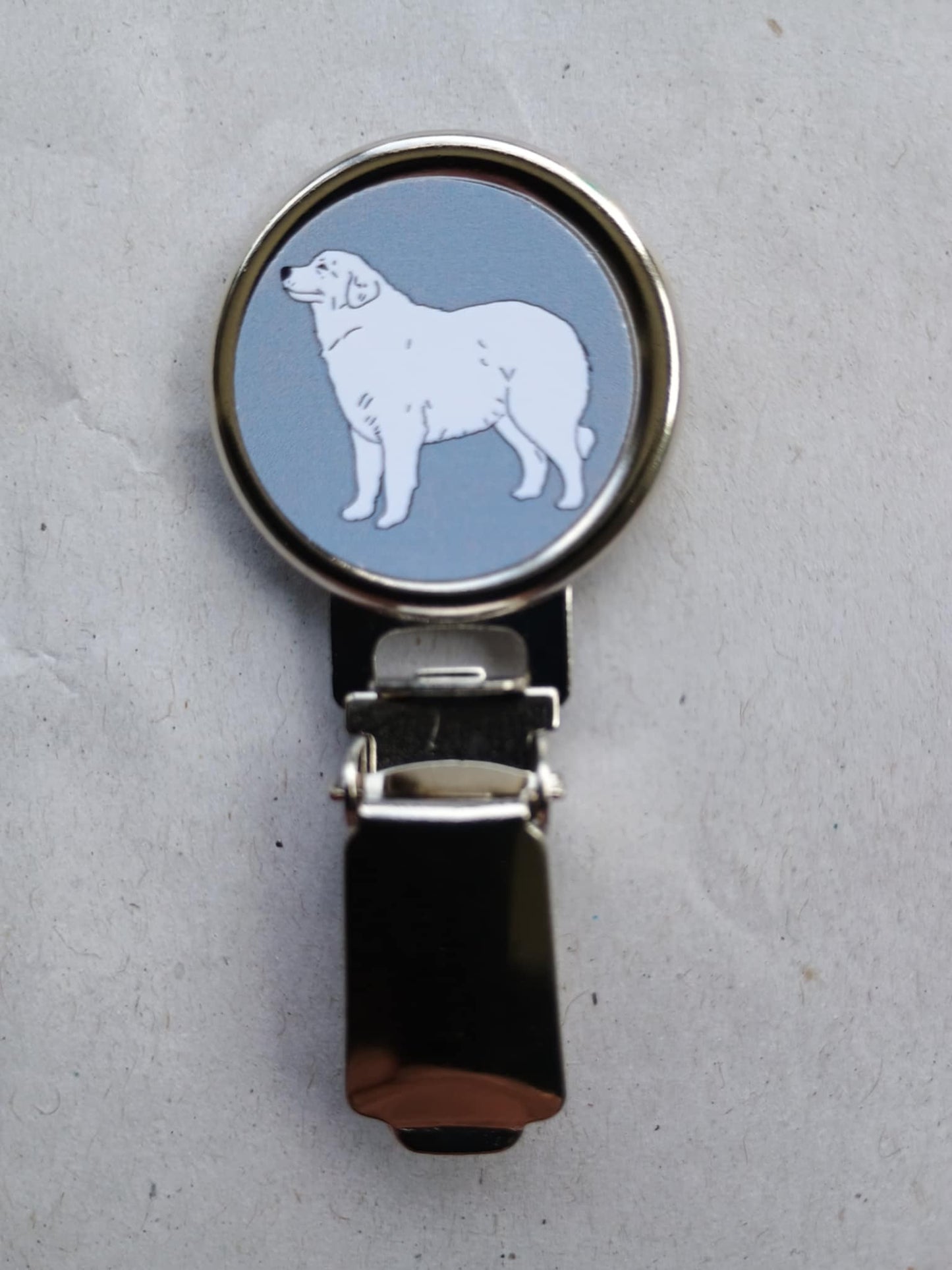 Maremma Sheepdog Dog Show Ring Clip