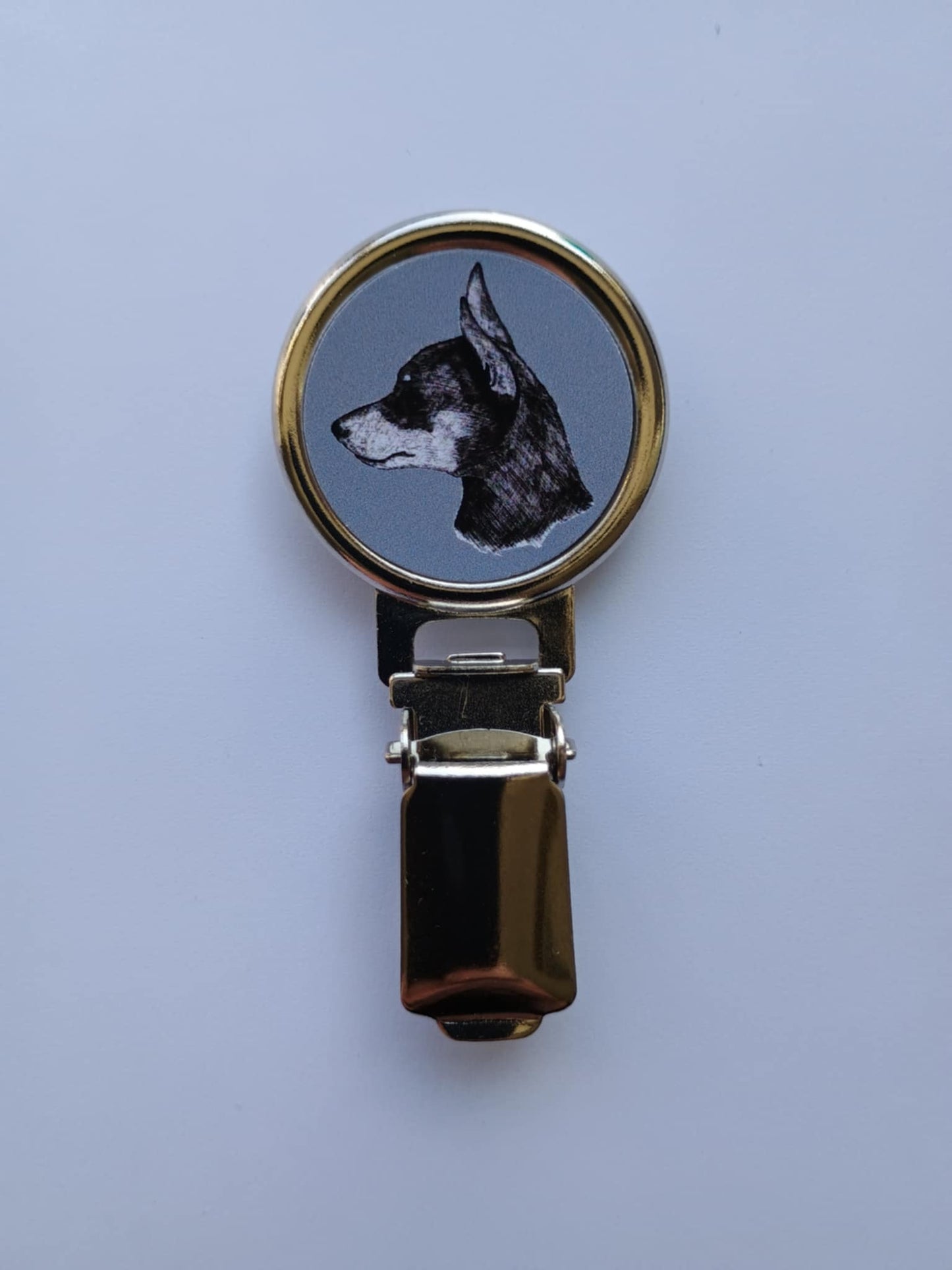 Miniature Pinscher Dog Show Ring Clip