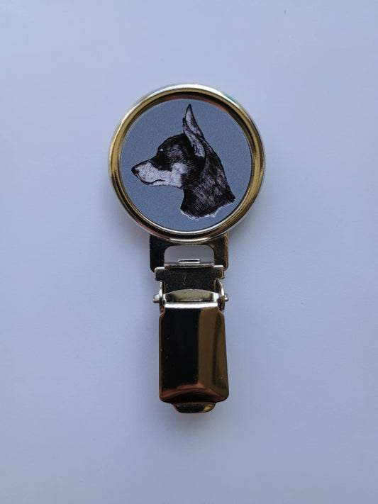 Miniature Pinscher Dog Show Ring Clip