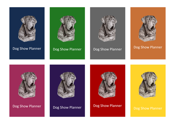 Naepolitan Mastiff Dog Show Planner Book