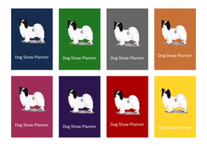 Papillon Dog Show Planner Book