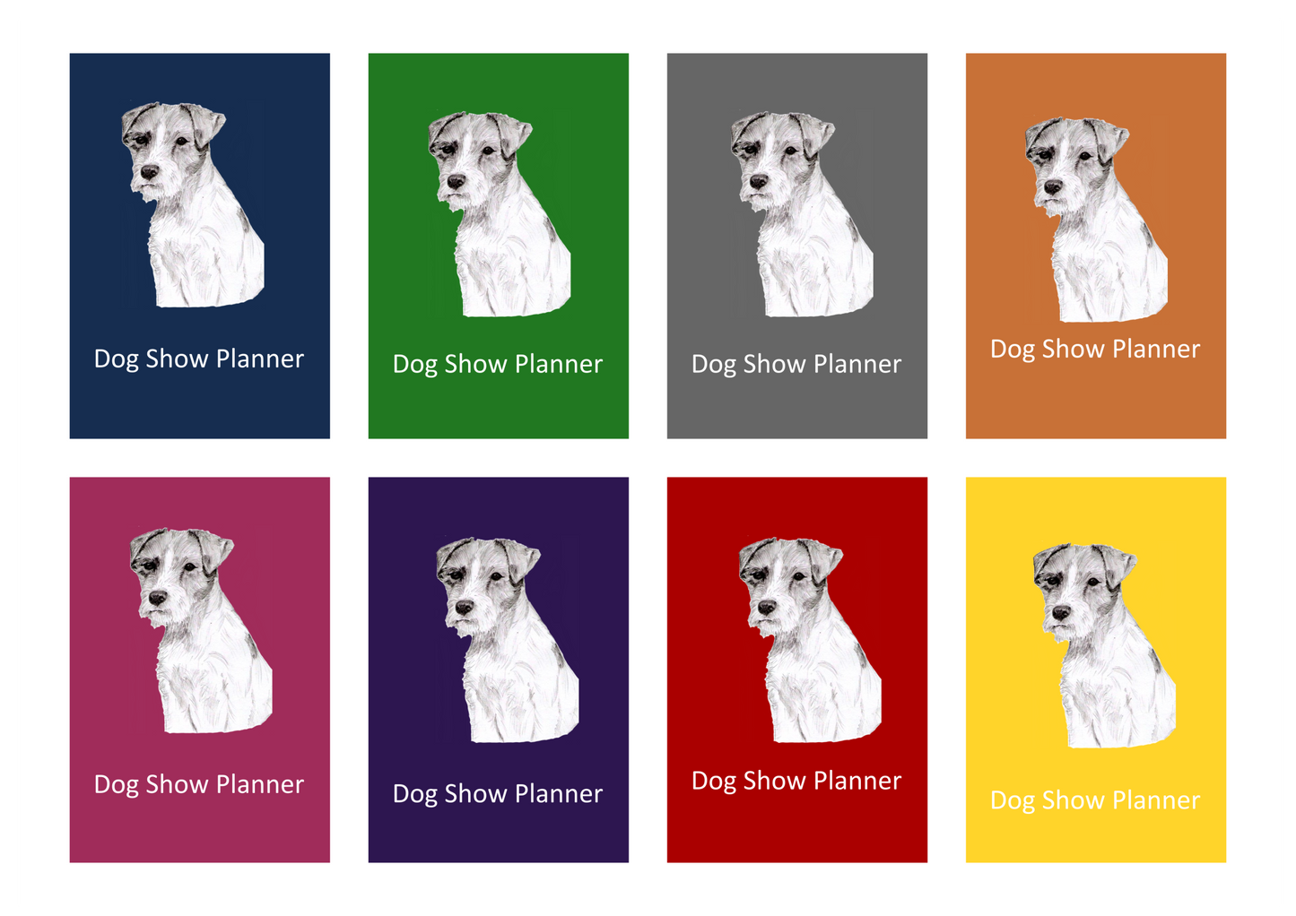 Parson Russell Terrier Dog Show Planner Book