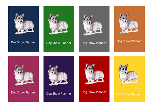 Pembroke Welsh Corgi Dog Show Planner Book