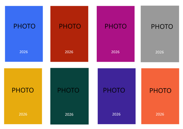 2026 Personalised Your own PHOTO Week Per View Diary: A4, A5 or A6, Dog Show, Normal or Appointment