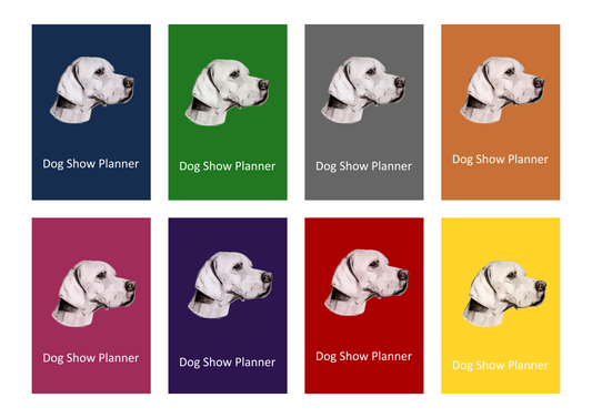 Pointer Dog Show Planner Book