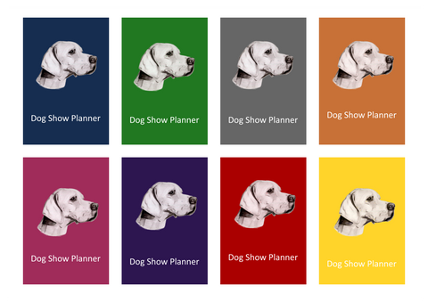 Pointer Dog Show Planner Book