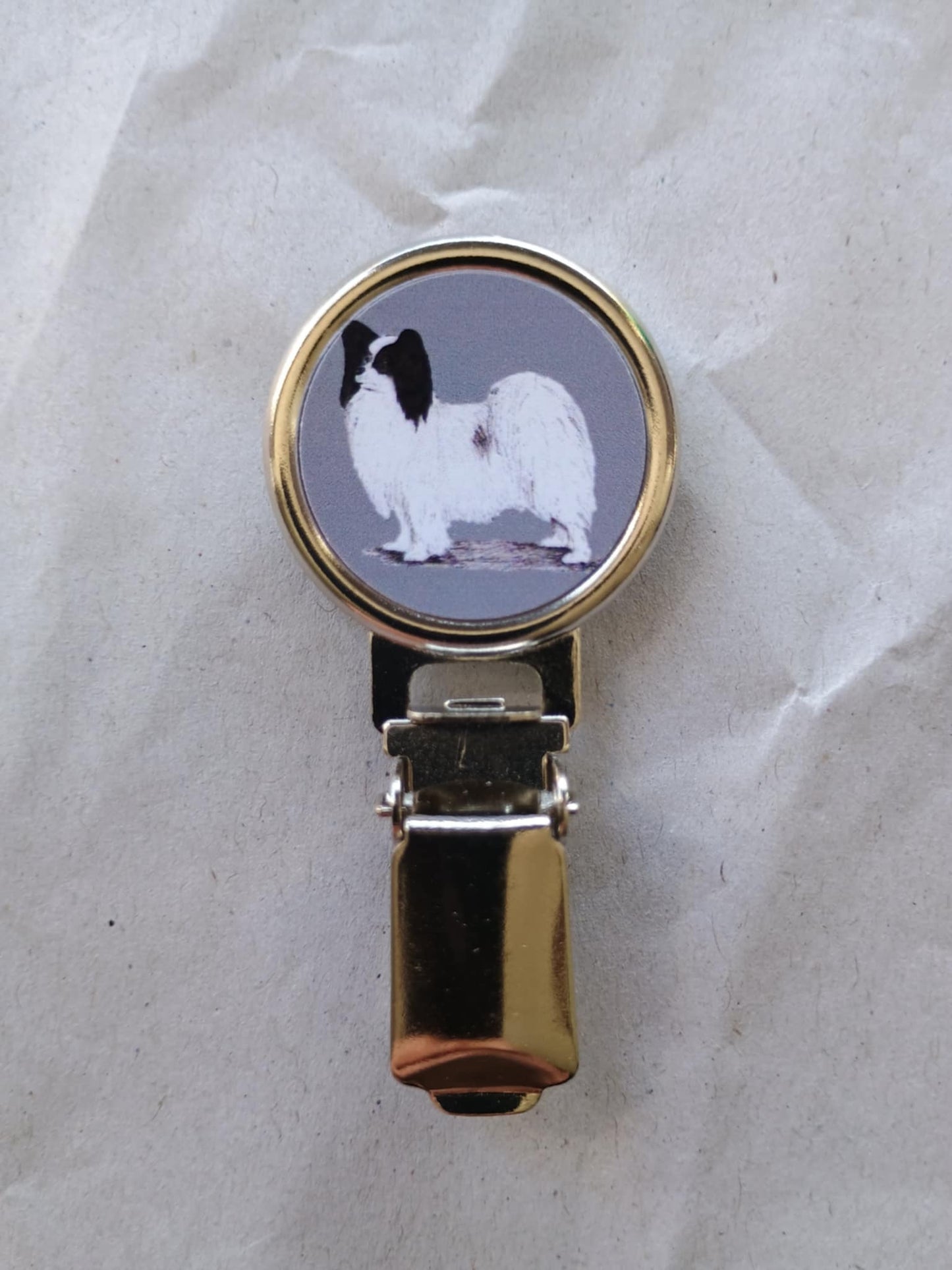Papillon Dog Show Ring Clip