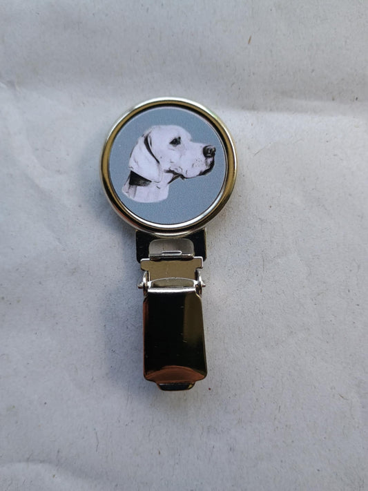 Pointer Dog Show Ring Clip