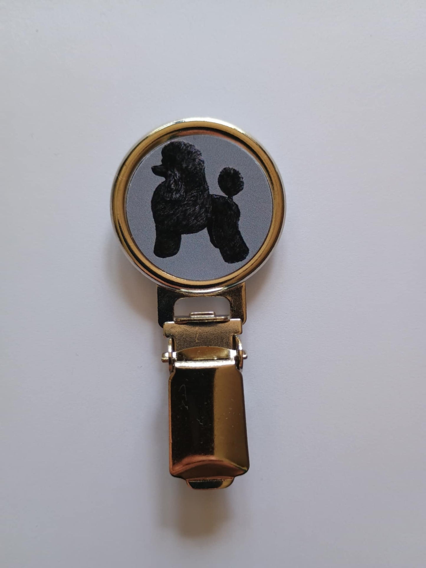 Poodle Dog Show Ring Clip