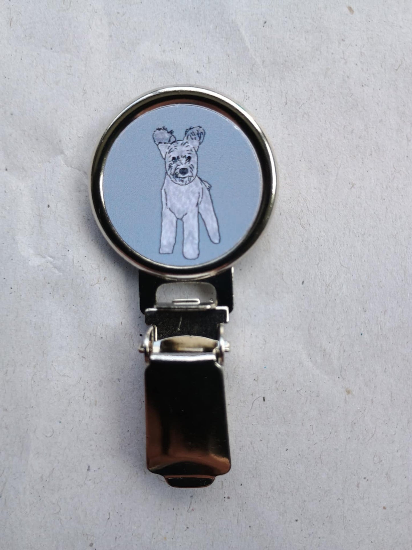 Hungarian Pumi Dog Show Ring Clip