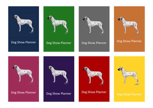Rhodesian Ridgeback Dog Show Planner Book