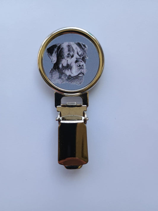 Rottweiler Dog Show Ring Clip