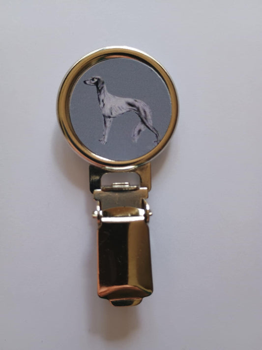 Saluki Dog Show Ring Clip