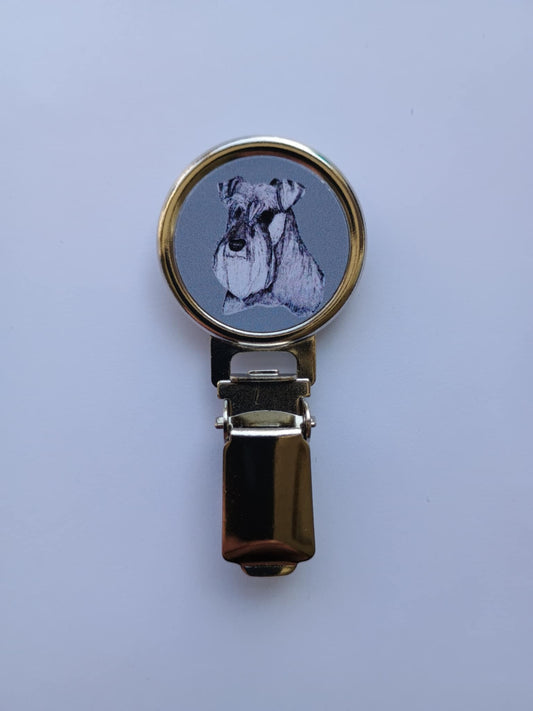Schnauzer Dog Show Ring Clip