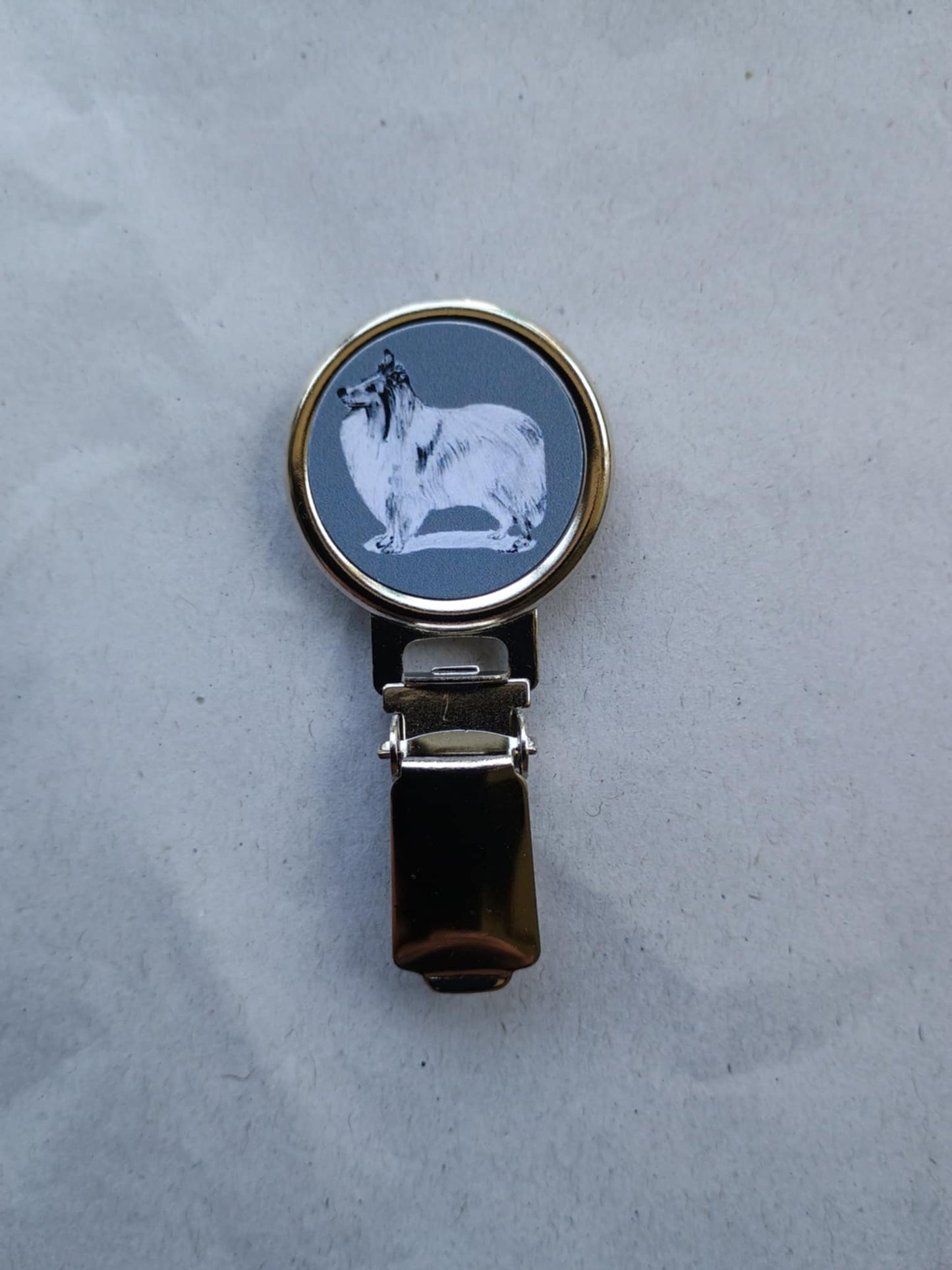Shetland Sheepdog Dog Show Ring Clip