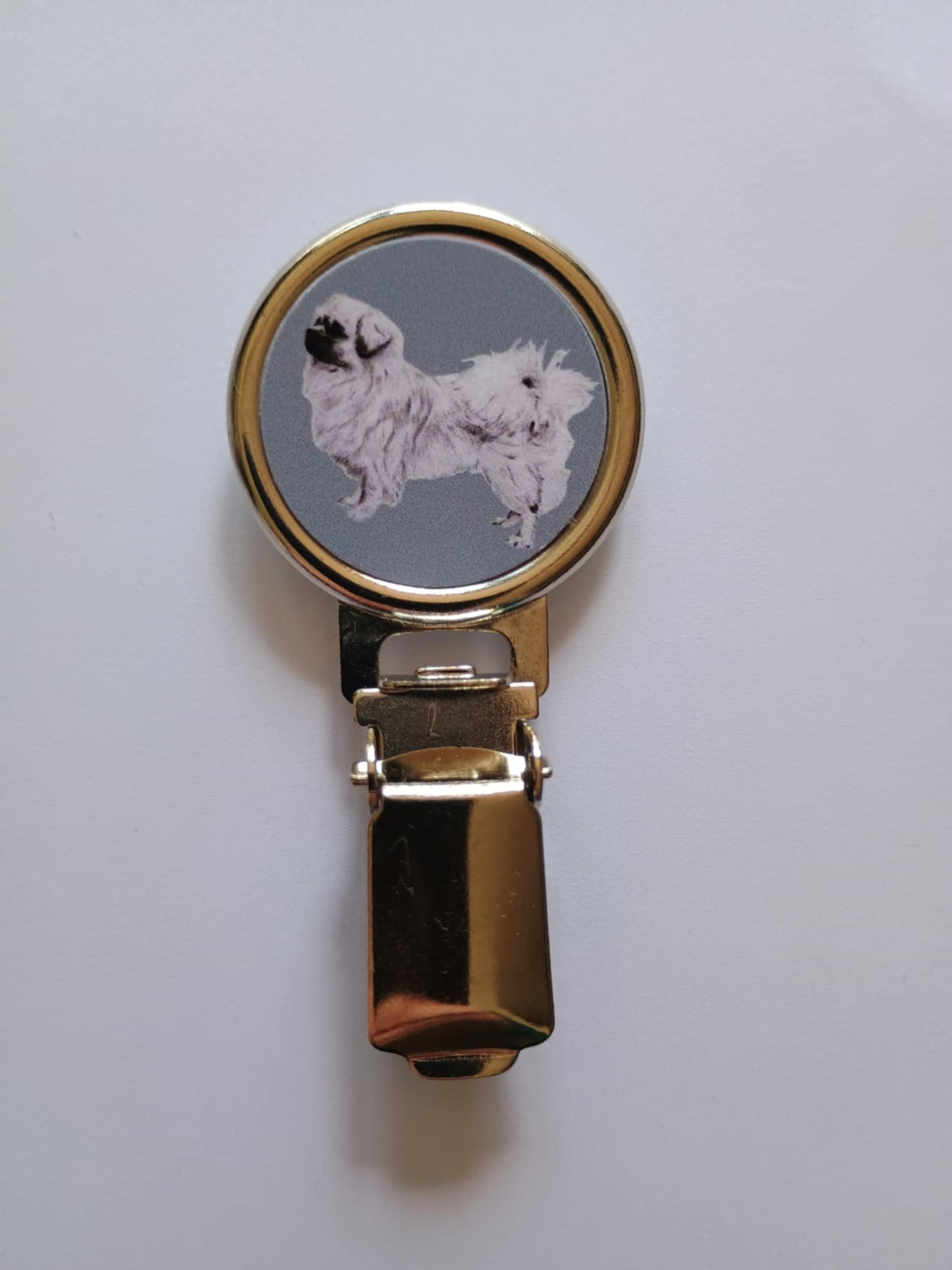 Tibetan Spaniel Dog Show Ring Clip