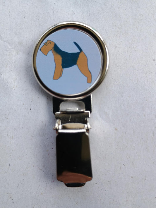 Welsh Terrier Dog Show Ring Clip