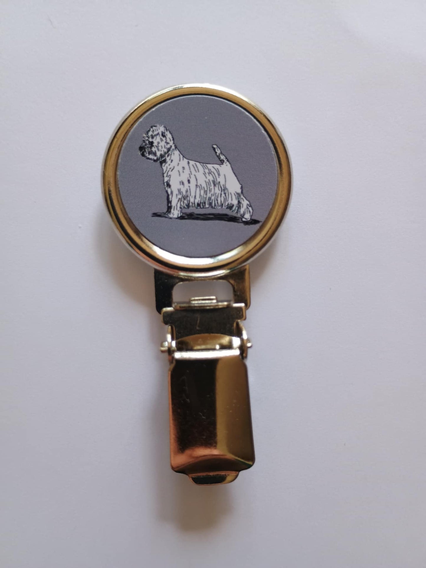 West Highland White Terrier Dog Show Ring Clip