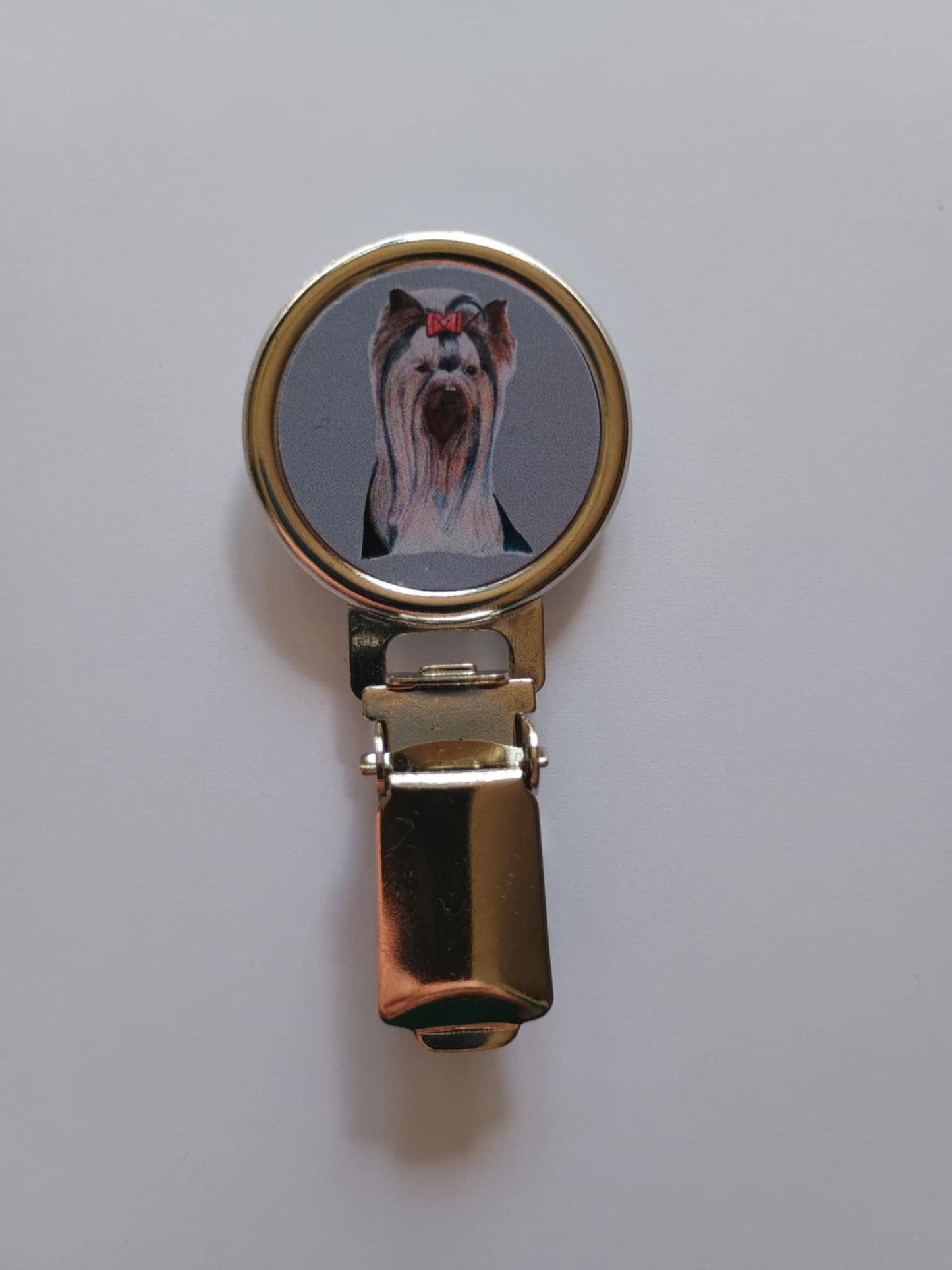 Yorkshire Terrier Dog Show Ring Clip