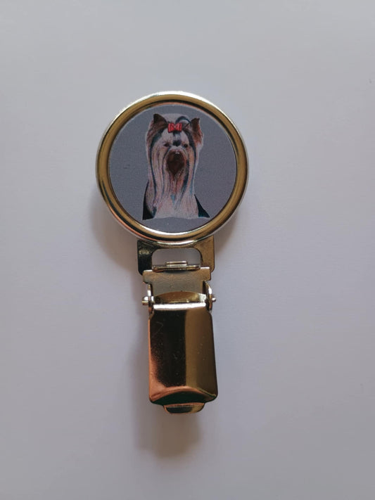 Yorkshire Terrier Dog Show Ring Clip
