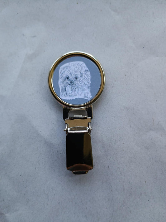Affenpinscher Dog Show Ring Clip