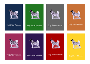 Akita Dog Show Planner Book