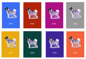 Akita Week Per View 2026 Diary: A4, A5 or A6, Dog Show, Normal or Appointment