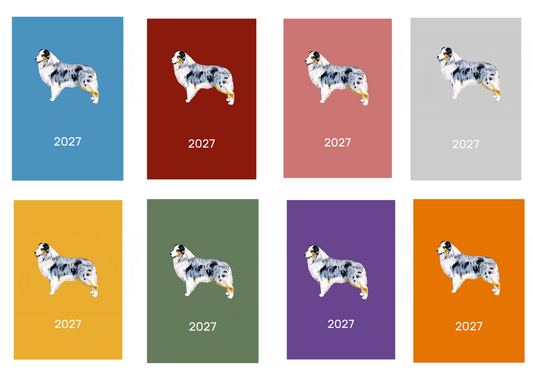 Australian Shepherd Week Per View 2027 Diary: A4, A5 or A6, Dog Show, Normal or Appointment