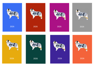 Australian Shepherd Week Per View 2026 Diary: A4, A5 or A6, Dog Show, Normal or Appointment