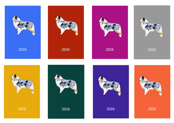 Australian Shepherd Week Per View 2026 Diary: A4, A5 or A6, Dog Show, Normal or Appointment