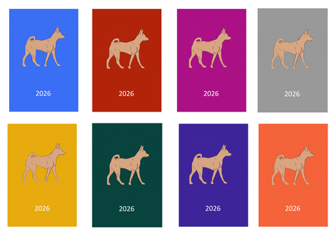 Basenji Week Per View 2026 Diary: A4, A5 or A6, Dog Show, Normal or Appointment