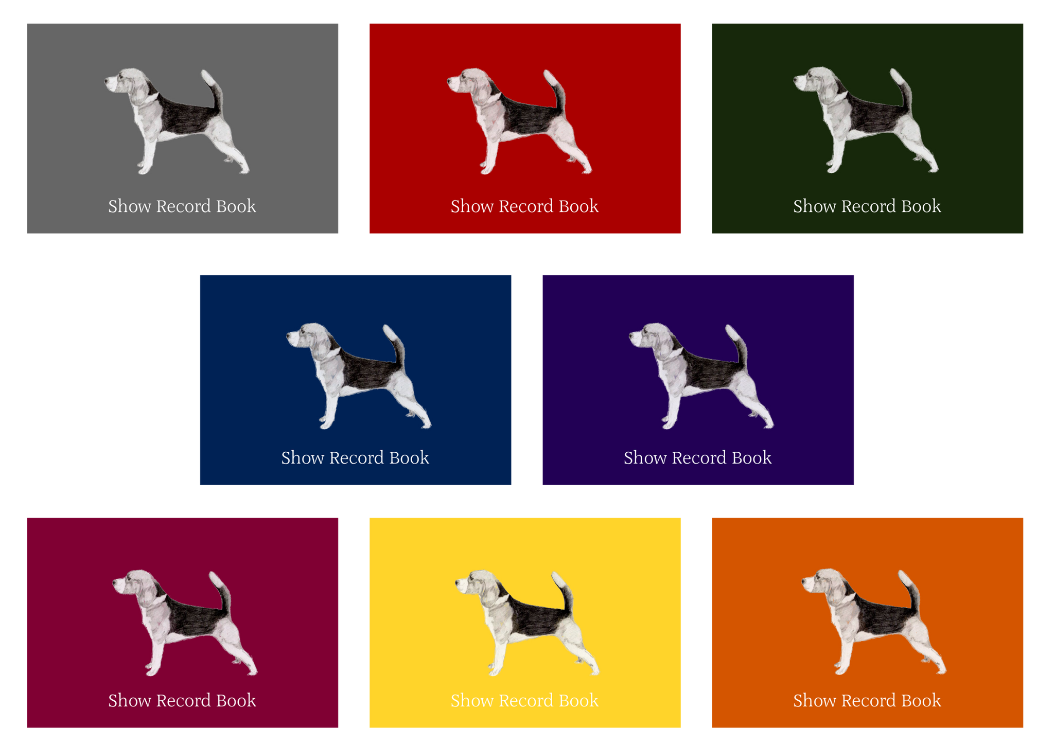 Beagle Dog Show Record Book