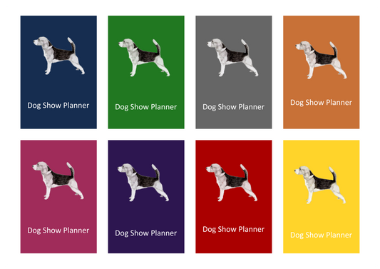 Beagle Dog Show Planner Book