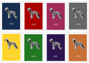 Bedlington Terrier Week Per View Diary: A4, A5 or A6, Dog Show, Normal or Appointment