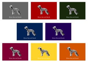 Bedlington Terrier Dog Show Record Book