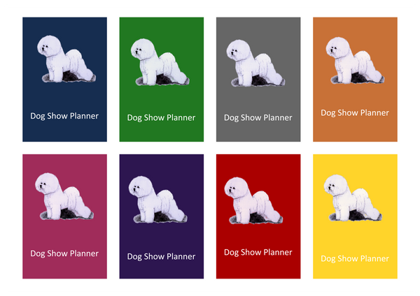 Bichon Dog Show Planner Book