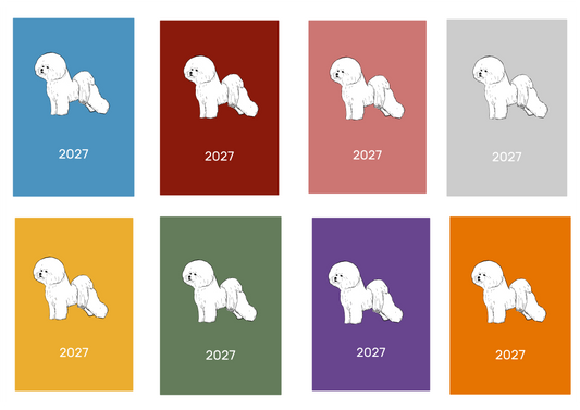 Bichon Week Per View 2027 Diary: A4, A5 or A6, Dog Show, Normal or Appointment