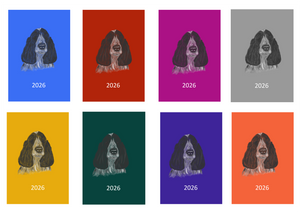 Blue Roan Cocker Spaniel Week Per View 2026 Diary: A4, A5 or A6, Dog Show, Normal or Appointment