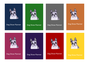 Boston Terrier Dog Show Planner Book