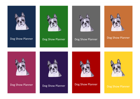 Boston Terrier Dog Show Planner Book