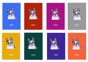 Boston Terrier Week Per View 2026 Diary: A4, A5 or A6, Dog Show, Normal or Appointment